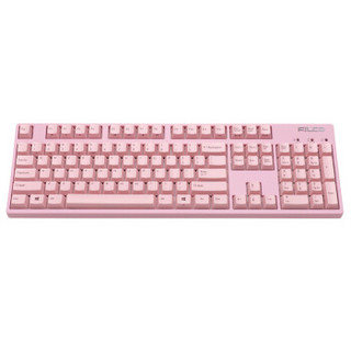 FILCO 斐尔可 FKBC104MC/EP2 机械键盘（Cherry青轴、粉色键帽、粉色正刻、蓝牙、有线、粉色）