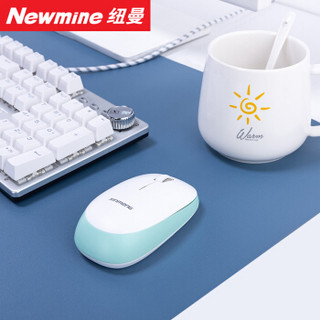 纽曼 Newmine 鼠标垫超大号苹果办公室桌垫笔记本电脑垫键盘垫书桌写字台桌面垫 80x40cm 单面蓝色