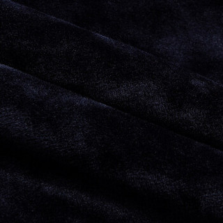 才子（TRIES）羊毛衫男 2019冬季新款简约圆领加厚加绒毛衫 柔软保暖92198E1520 深蓝色 50（175/92A）