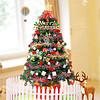 惠钰 圣诞树圣诞节装饰品1.5米圣诞树套餐圣诞装饰品场景布置豪华加密型圣诞树送彩灯