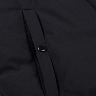 鸭鸭（YAYA）羽绒服男短款立领时尚休闲保暖冬季外套 A-58313 黑色 170A