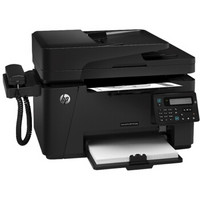 惠普（HP）LaserJet Pro MFP M128fp A4黑白激光一体机打印复印扫描传真带电话手柄+有线网络（商用）