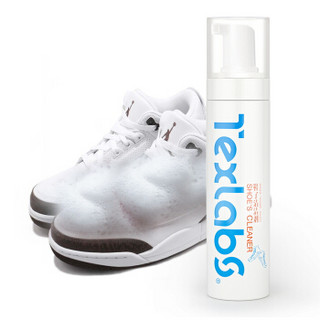 泰克斯乐（Texlabs）小白鞋清洁剂 洗鞋刷鞋擦鞋神器 泡沫多功能清洁剂 运动鞋旅游鞋鞋边去污清洗剂200ml