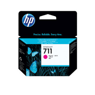 惠普（HP） 惠普原装 HP711墨盒 HP T120 T520绘图仪原装墨盒 HP711 CZ135A红色墨盒