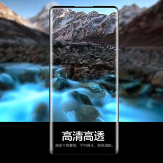 梵帝西诺 vivonex3钢化膜 9D全曲面全覆盖高清无白边指纹解锁 vivo Nex3手机保护贴膜 黑色 5g版通用