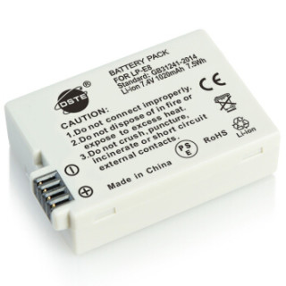 【dste/蒂森特canon lp-e8电池】蒂森特(dste)佳能 lp-e8 适用 600d