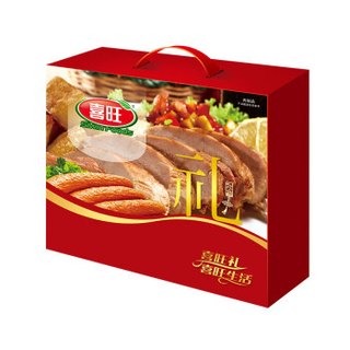喜旺 有礼 烤鸡猪蹄 熟食礼盒 1990g