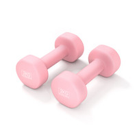 AiMeiShi 艾美仕 浸塑哑铃4公斤(2kg*2)家用女士健身器材郑多燕跳操