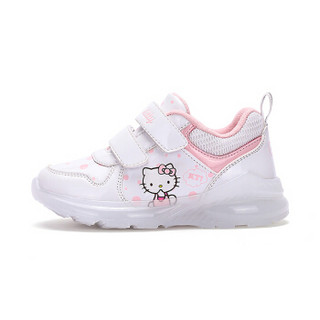 HELLOKITTY 童鞋女童运动鞋 时尚二棉保暖休闲鞋防滑小白鞋 K954A3802白粉27