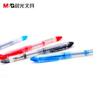 晨光（M&G）GP1212灵智签字笔 财务中性笔 学习办公用水性笔0.38mm  黑色 1盒，12支装