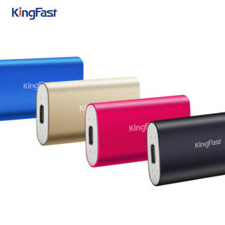 金速（KingFast）512GB Type-c USB3.1 移动硬盘 固态（PSSD）M8 海蔚蓝