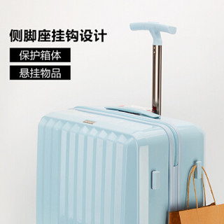 OIWAS 爱华仕 单杆万向轮拉杆箱旅行箱登机箱 OCX6603-24 银色 24英寸