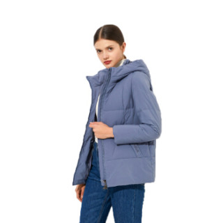 【yalu/雅鹿女士羽绒服】雅鹿(yaloo)短款连帽羽绒服 9068 蓝色 170