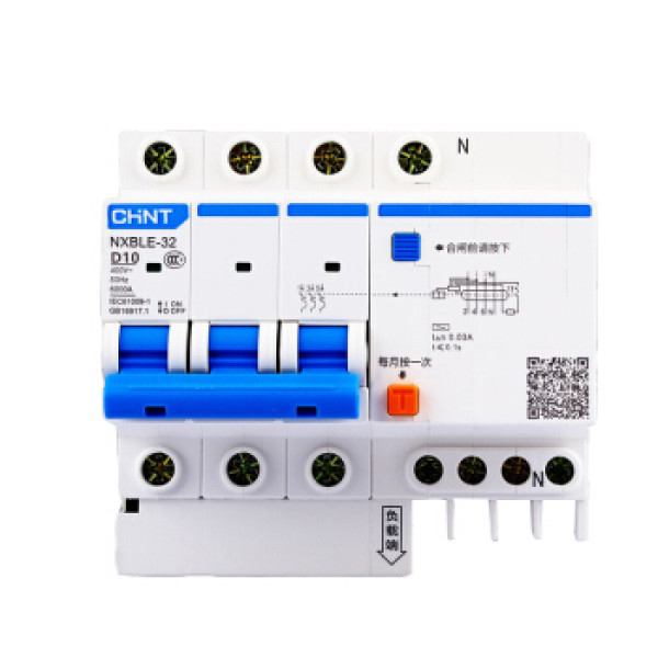 商品正泰nxble-32 3p n d10 30ma 6ka 家用空气开关小型断路器 家用