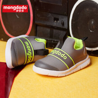巴拉巴拉旗下梦多多（mongdodo）2019冬季新款中性儿童旅游鞋灰色调26