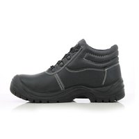 鞍琸宜Safety Jogger safetyboy 劳保鞋防砸防刺穿防静电工作鞋钢头钢底中帮耐磨安全鞋 黑色 42码