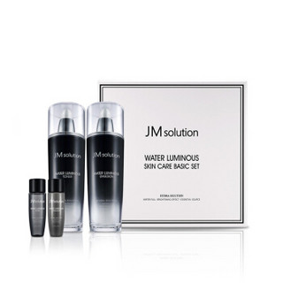 JMsolution肌司研水滋养亮白护理套装（JM水乳套装  柔肤水130ml+柔肤乳130ml）