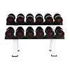 REELIFE商用哑铃健身房 自由力量健身器材 哑铃套装27.5-40kg（不含架子）