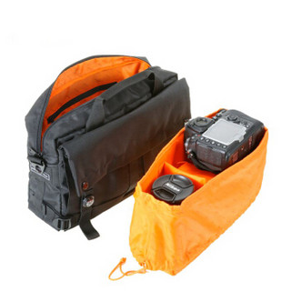 吉尼佛（jenova）11104 相机包时尚单肩包 单反包 内胆相机包 佳能 尼康数码摄影包 咖啡色