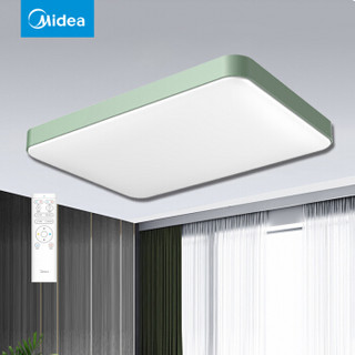 美的 Midea 客厅灯led吸顶灯现代简约北欧创意卧室灯长方形灯具餐厅灯智能调光调色60W