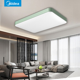 美的 Midea 客厅灯led吸顶灯现代简约北欧创意卧室灯长方形灯具餐厅灯智能调光调色60W