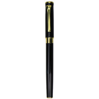befon 得印 金属商务中性笔 黑色0.5mm会议签字笔 礼品奖品 办公文具水笔碳素笔 黑色0127