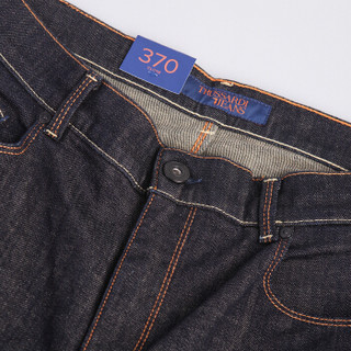 TRUSSARDI JEANS 杜鲁萨迪 19秋冬新款男士黑蓝色370棉质牛仔长裤52J00000 1T003125 U290 34 码