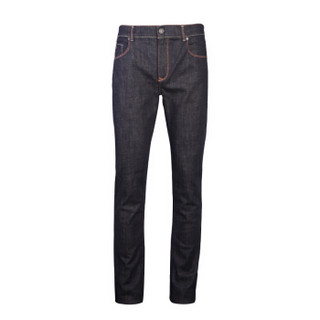 TRUSSARDI JEANS 杜鲁萨迪 19秋冬新款男士黑蓝色370棉质牛仔长裤52J00000 1T003125 U290 34 码