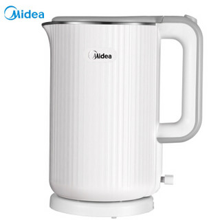 美的（Midea）电水壶热水壶电热水壶304不锈钢1.7L双层防烫暖水壶开水壶烧水壶MK-SH17C202