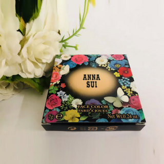 安娜苏(Anna sui)花萃嫣红颊彩400 7g（仅饼芯，饼盒需另购买）腮红 胭脂