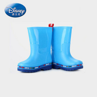 迪士尼 DISNEY雨鞋 漫威系列秋冬款儿童雨靴加绒款保暖防滑学生水鞋小孩胶鞋 蜘蛛侠 31码