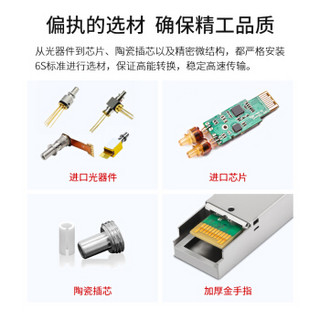 博扬（BOYANG）10G光纤模块万兆 SFP+光纤模块单模单纤 R1330nm60km 兼容锐捷 BY-10G64B