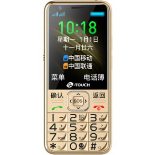 商品k-touch 天语 n1s 老人机手机 4g版 全网通 流沙金