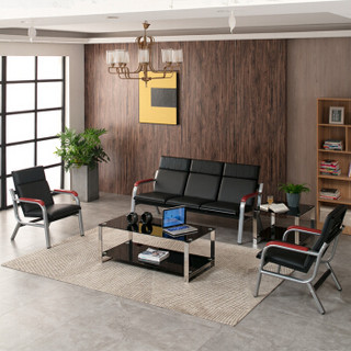 中伟办公沙发会客沙发接待沙发时尚简约商务沙发单人位