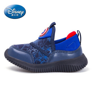 迪士尼 DISNEY 童鞋 宝宝学步鞋男漫威鞋子婴儿鞋1-3岁婴儿软底防滑鞋 VA4238 蓝色 150码