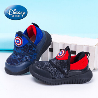 迪士尼 DISNEY 童鞋 宝宝学步鞋男漫威鞋子婴儿鞋1-3岁婴儿软底防滑鞋 VA4238 蓝色 150码