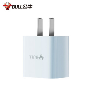 公牛 BULL PD3.0苹果USB-C充电器18W快充头适用iPhoneXS11ProMax/华为/三星/小米 AU118E 暮雪灰