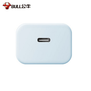 公牛 BULL PD3.0苹果USB-C充电器18W快充头适用iPhoneXS11ProMax/华为/三星/小米 AU118E 暮雪灰