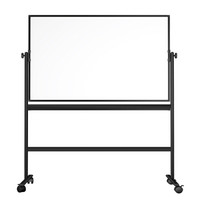 晨光(M&G)办公90*180cmH型易擦白板 磁性面板 双面可移动翻转会议写字板(附带白板擦/白板笔/磁粒)ADBN6447