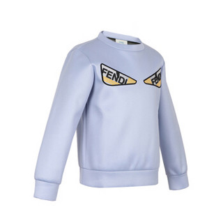 FENDI KIDS 芬迪 奢侈品童装 男童浅蓝色涤纶小怪兽之眼卫衣 JMH089 A19C F0L5T 4A/4岁/110cm