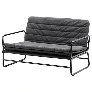 IKEA 宜家 哈马恩沙发床 深灰色/黑色 120cm