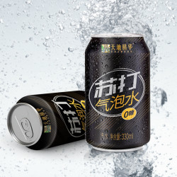 天地精华苏打气泡水330ml*20瓶无糖0脂0卡整箱汽水苏打水