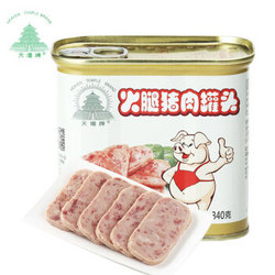 特供即食 340g 网红小白猪 天坛牌火腿猪肉罐头 中粮出品 *8件