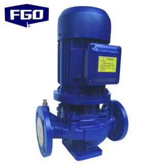 FGO 管道离心泵 ISG立式管道泵2900转380V DN40-200/6.3m3/h扬程50/4kw