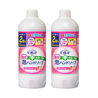 Bioré 碧柔 全植物泡沫洗手液 替换装 450毫升 2件装 *2件