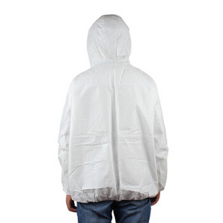 雷克兰 AMN145 麦克斯分体式防护服夹克式上衣 防尘服上身 1件 白色 L