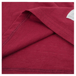 HUF 男士酒红色短袖T恤 TS00832-BURGUNDY-S