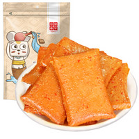 一品巷子休闲零食小吃辣条豆腐干豆皮豆干 鱼豆腐（烧烤味）180g/袋(）