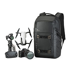 Lowepro 乐摄宝 FreeLine BP 350 AW 灰色纵冠线双肩数码相机包