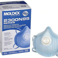17日上新 Moldex 2300N95 2300 系列 N95 Particulate *器，中号/大号，10/盒